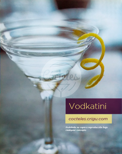 Vodkatini - Cóctel con Vodka