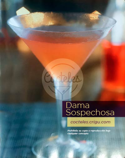 Cóctel Dama sospechosa - Tequila