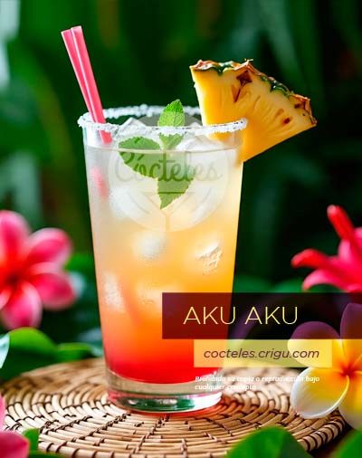 Cóctel Aku Aku - Cócteles tiki
