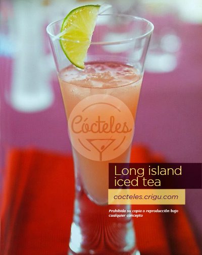 Cómo preparar un Cóctel Long island iced tea: Receta con fotos